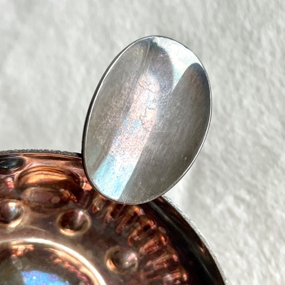 Vintage French Silver Plated Wine Tasting Cup | Sommelier Tastevin - Picture 9 of 16